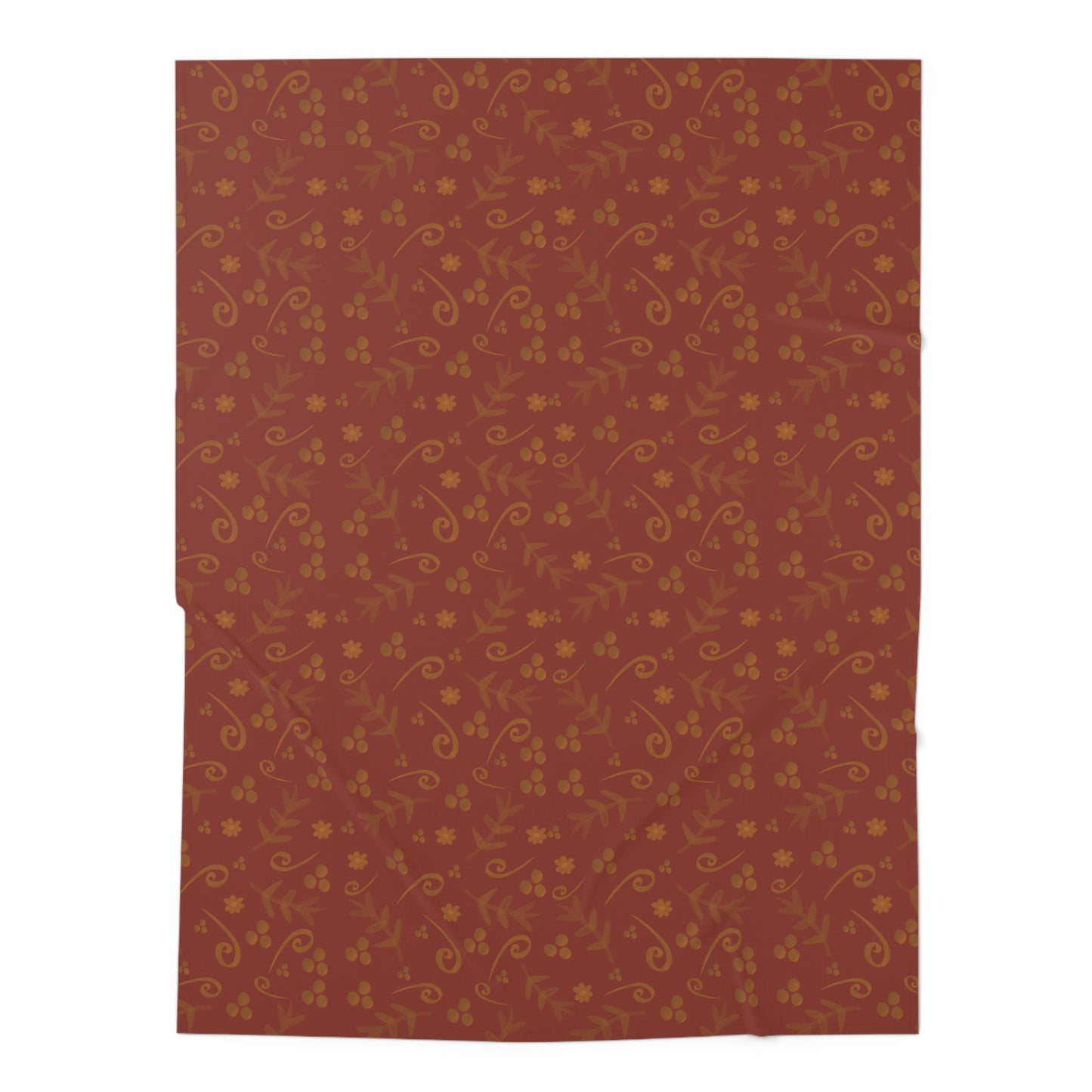 Clementine Red Baby Swaddle Blanket