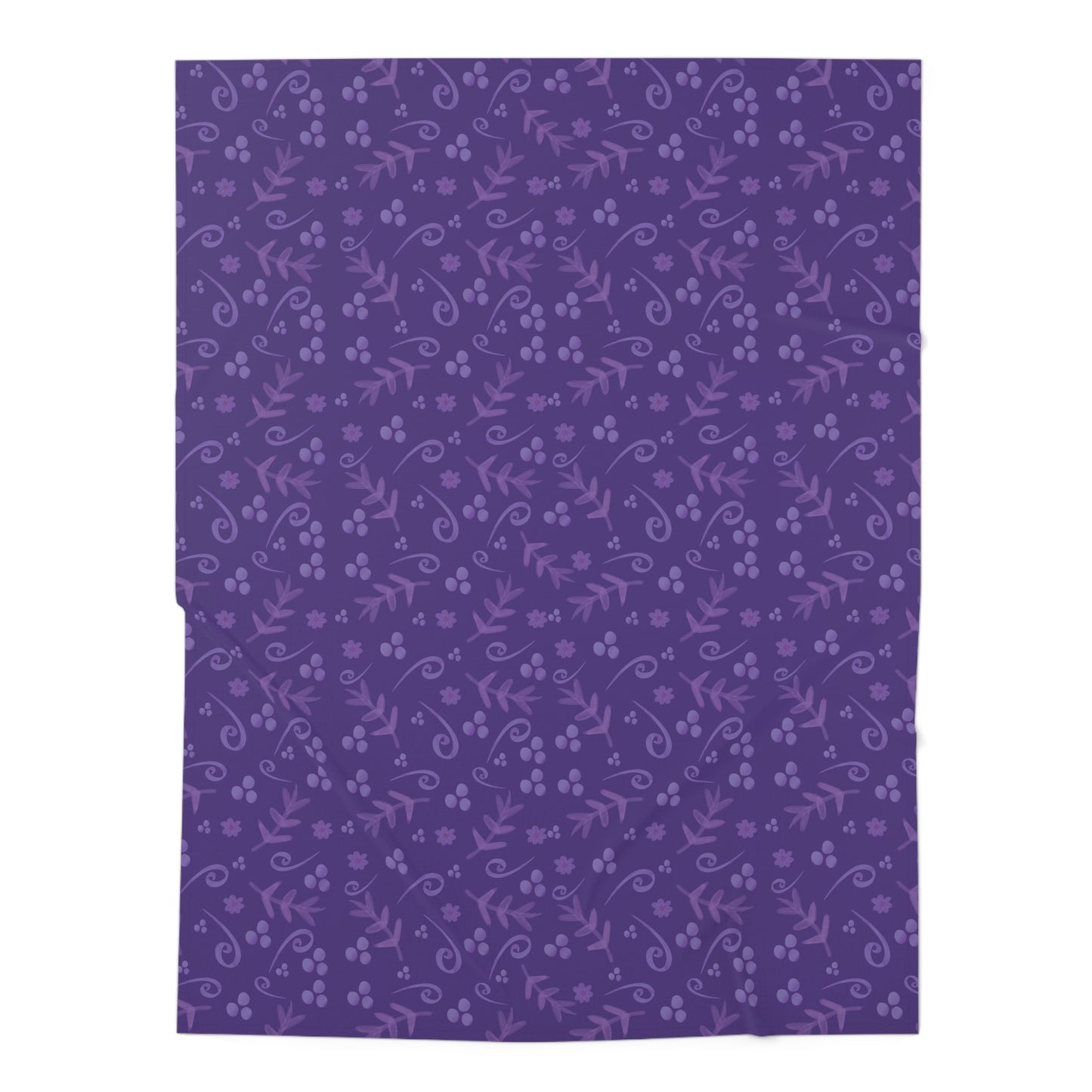 Clementine Purple Baby Swaddle Blanket